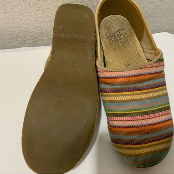 Dansko shoe multi color stripes size 39 - Picture 8 of 8